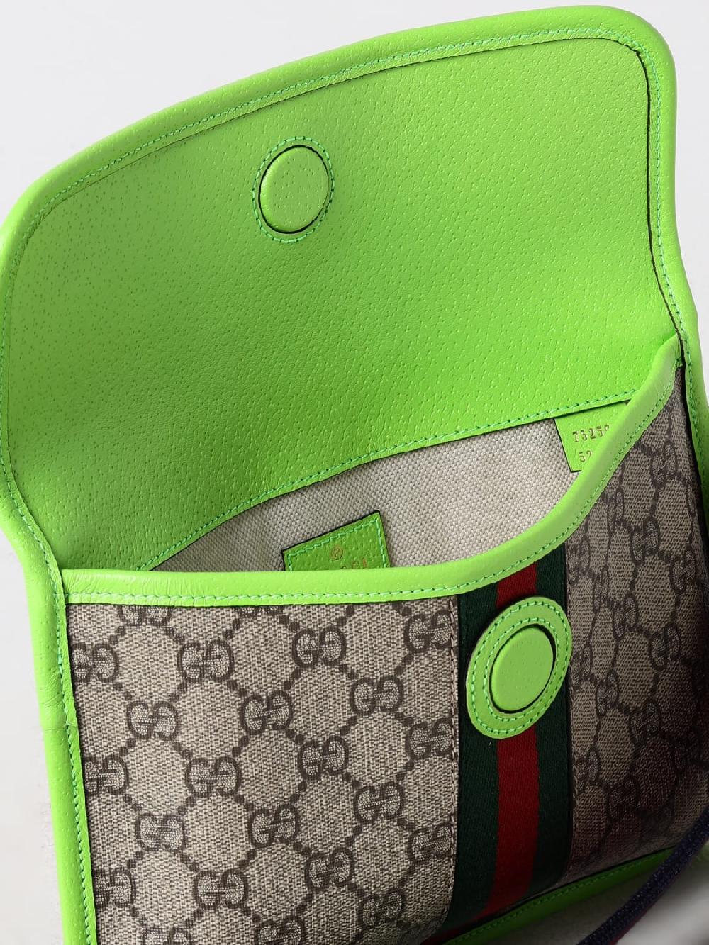 Giglio Borsa Ophidia Gucci in tessuto GG Supreme Pezzi Unici