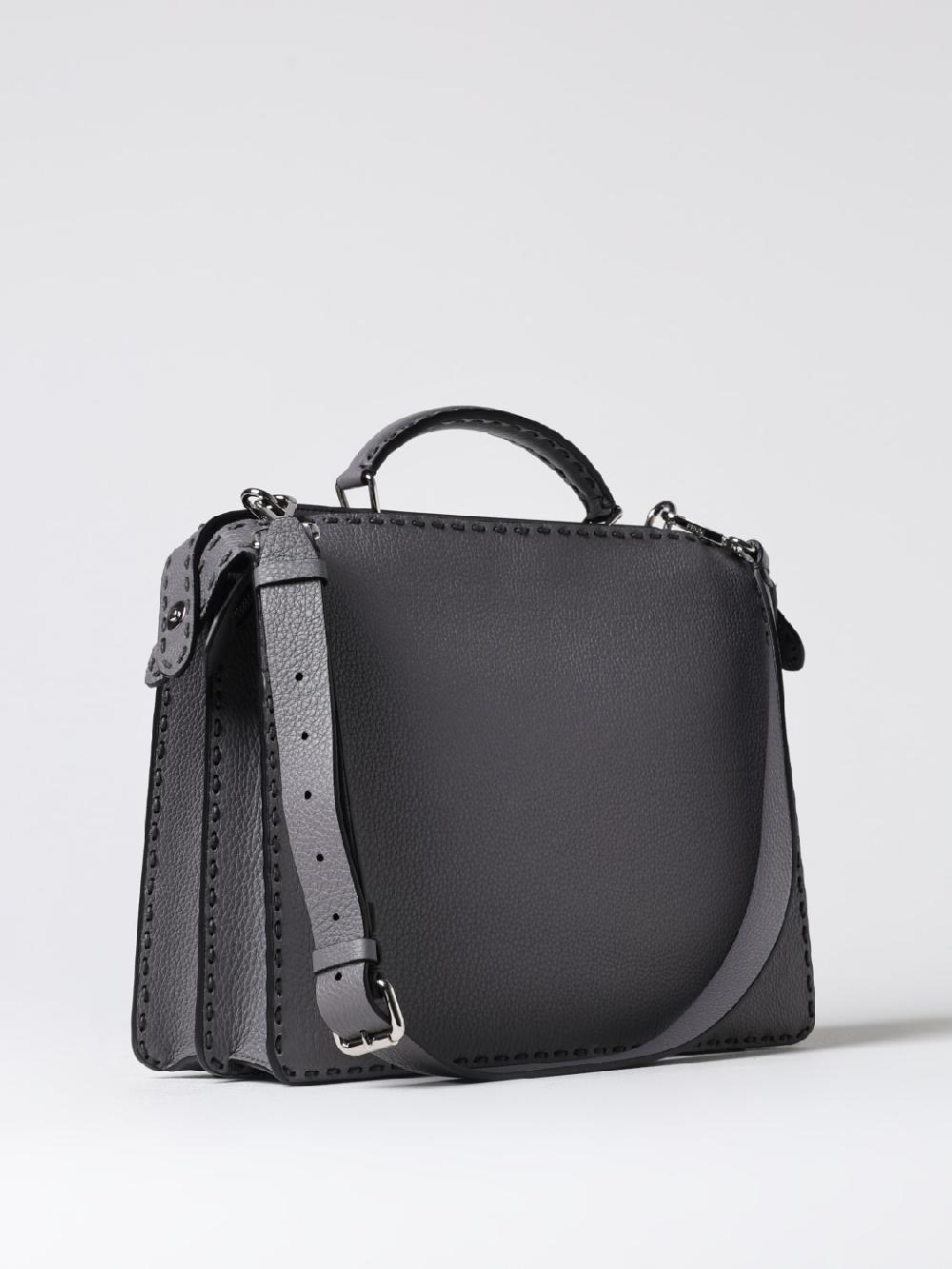 Giglio Borsa Peekaboo Fendi in pelle a grana Consegna Veloce