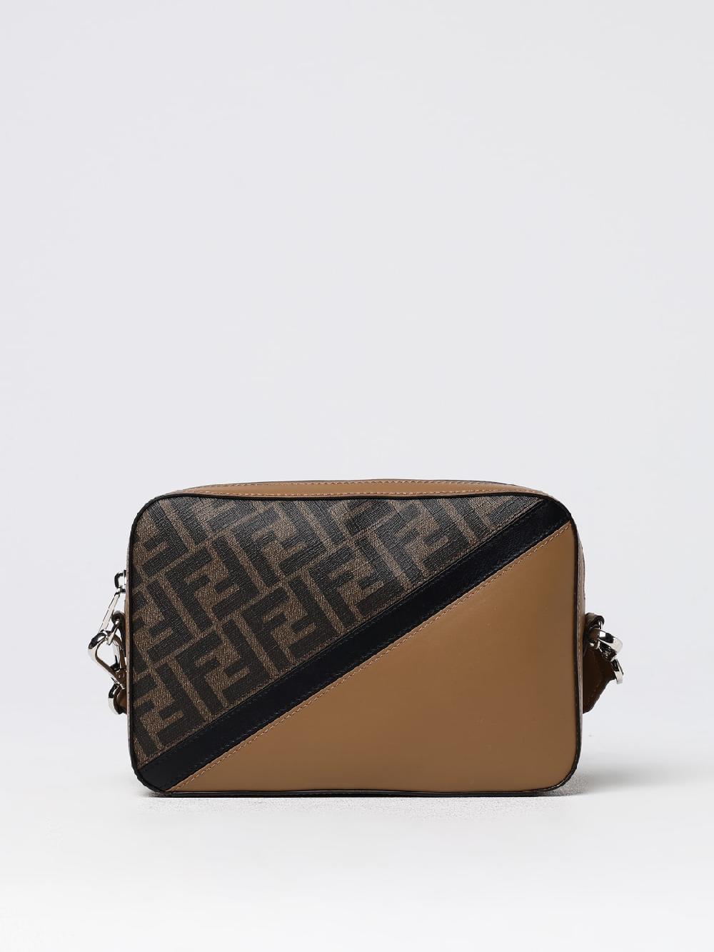 Giglio Borsa Diagonal Fendi in pelle e cotone spalmato Vendita Calda