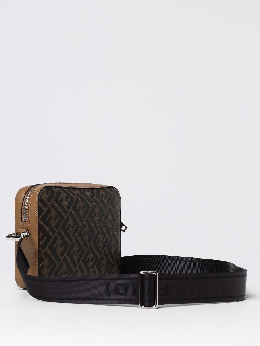 Giglio Borsa Diagonal Fendi in pelle e cotone spalmato Vendita Calda