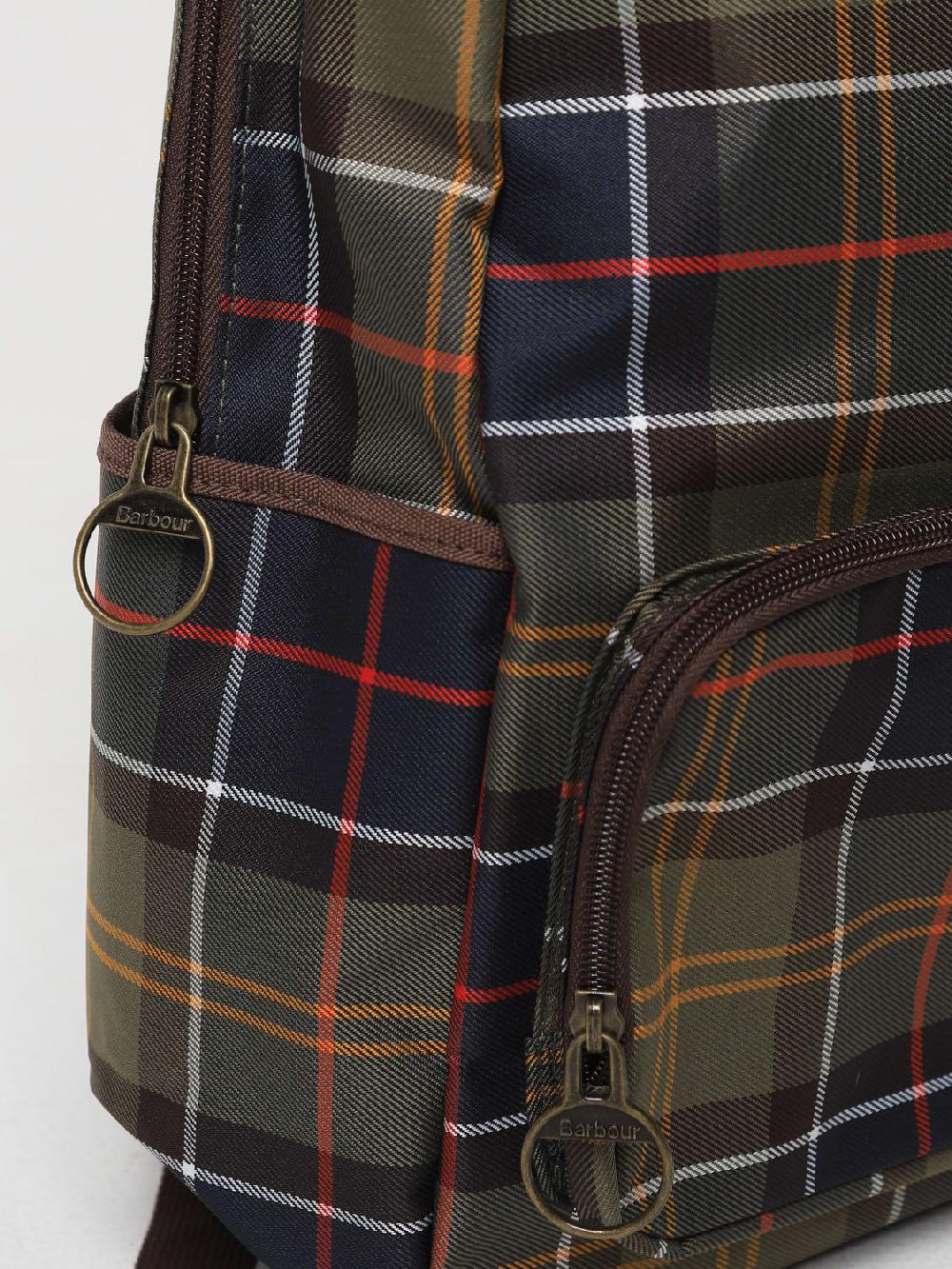 Giglio Zaino Torridon Barbour in nylon stampa tartan Sconto di tempo limitato