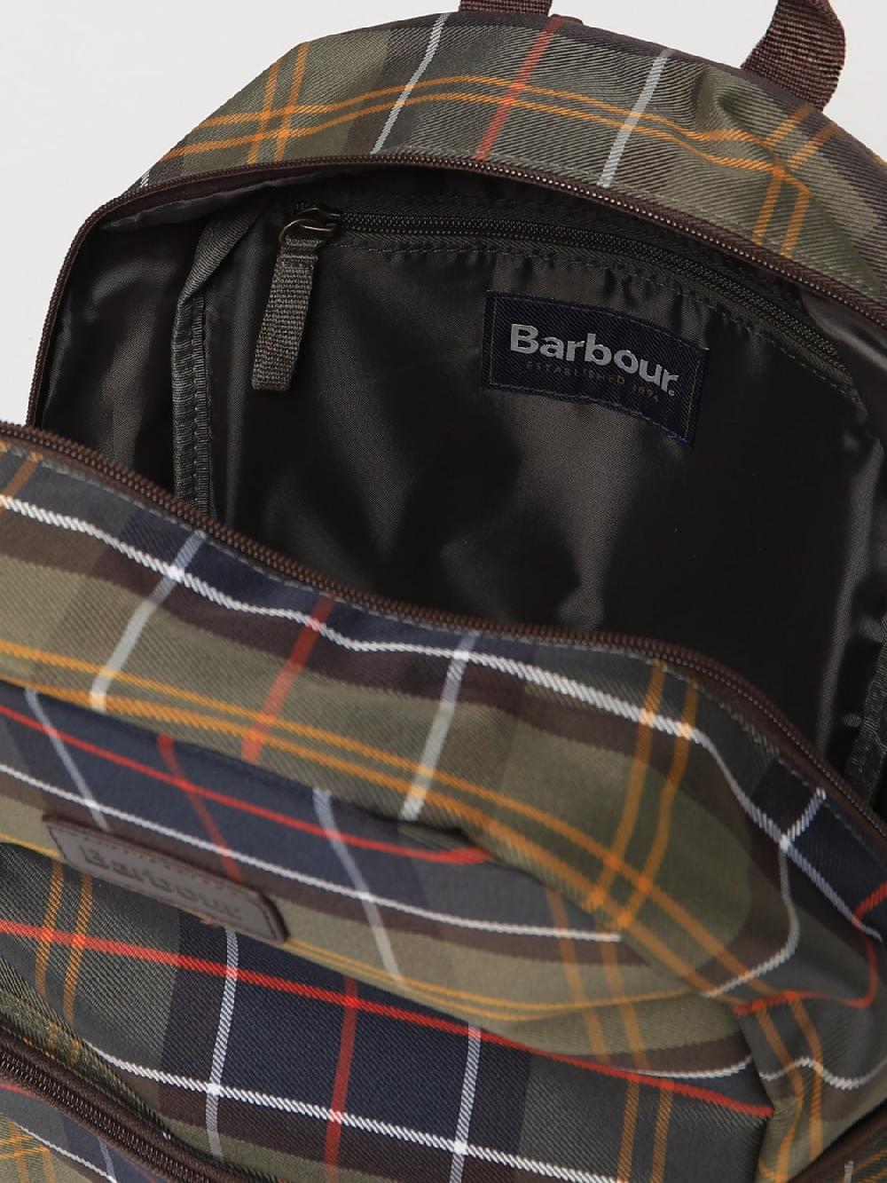 Giglio Zaino Torridon Barbour in nylon stampa tartan Sconto di tempo limitato