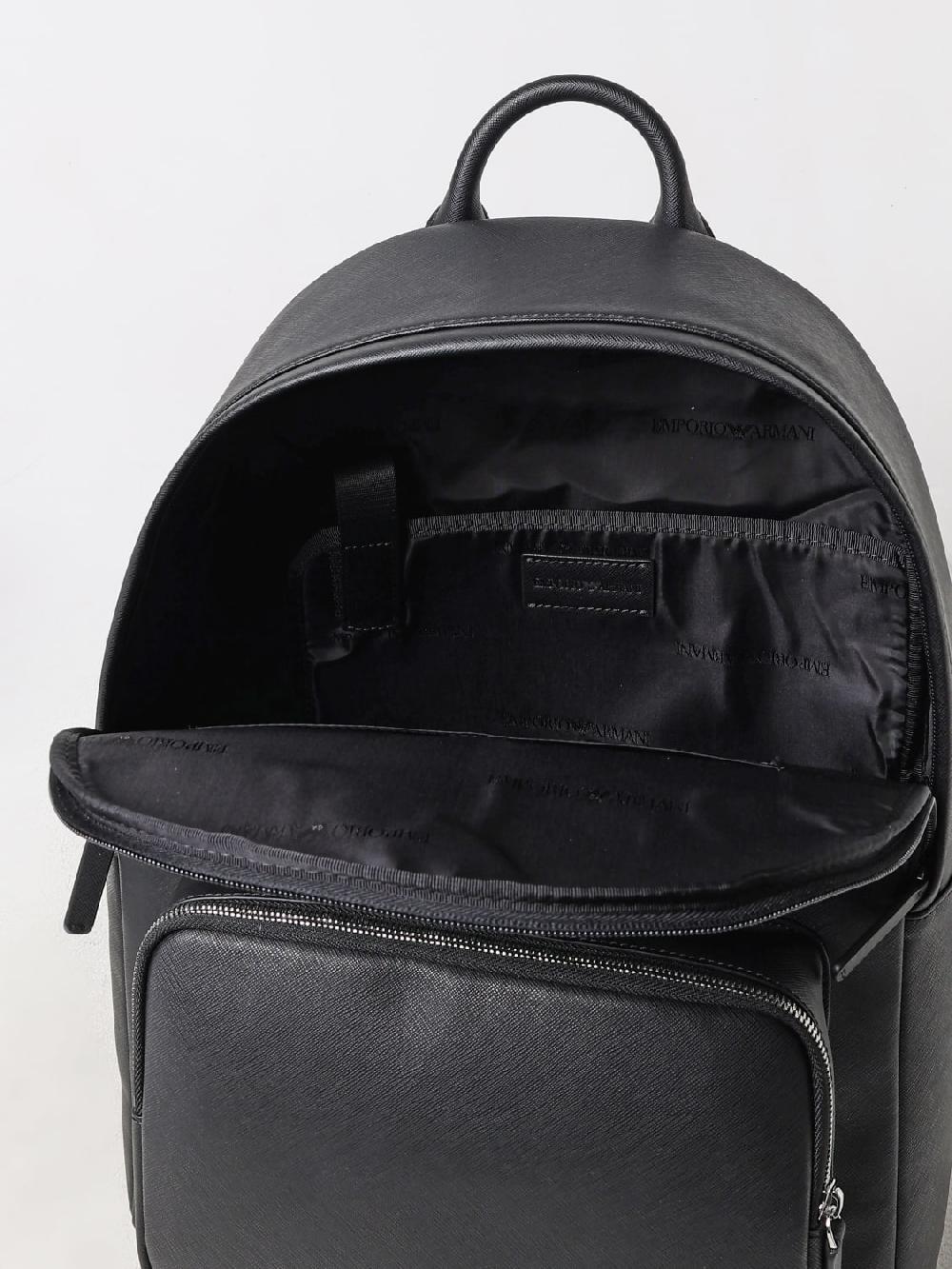 Giglio Zaino con logo Emporio Armani Negozio online di fabbrica