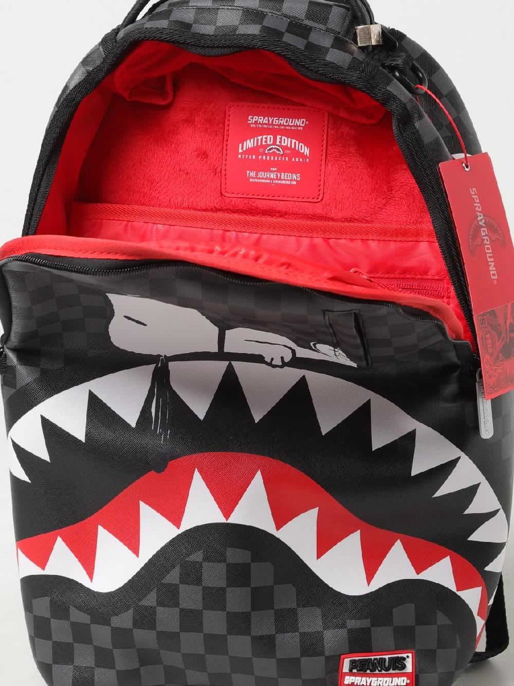 Giglio Zaino Snoopy Chilling Sprayground in cotone spalmato saffiano stampato Offerta speciale