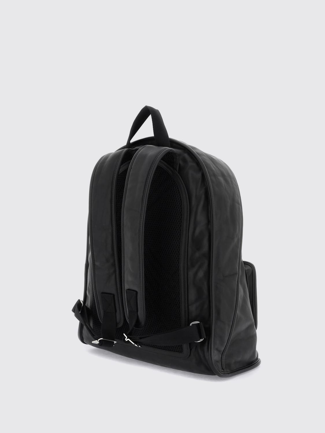 Giglio Zaino Shield Burberry in pelle increspata Black Friday