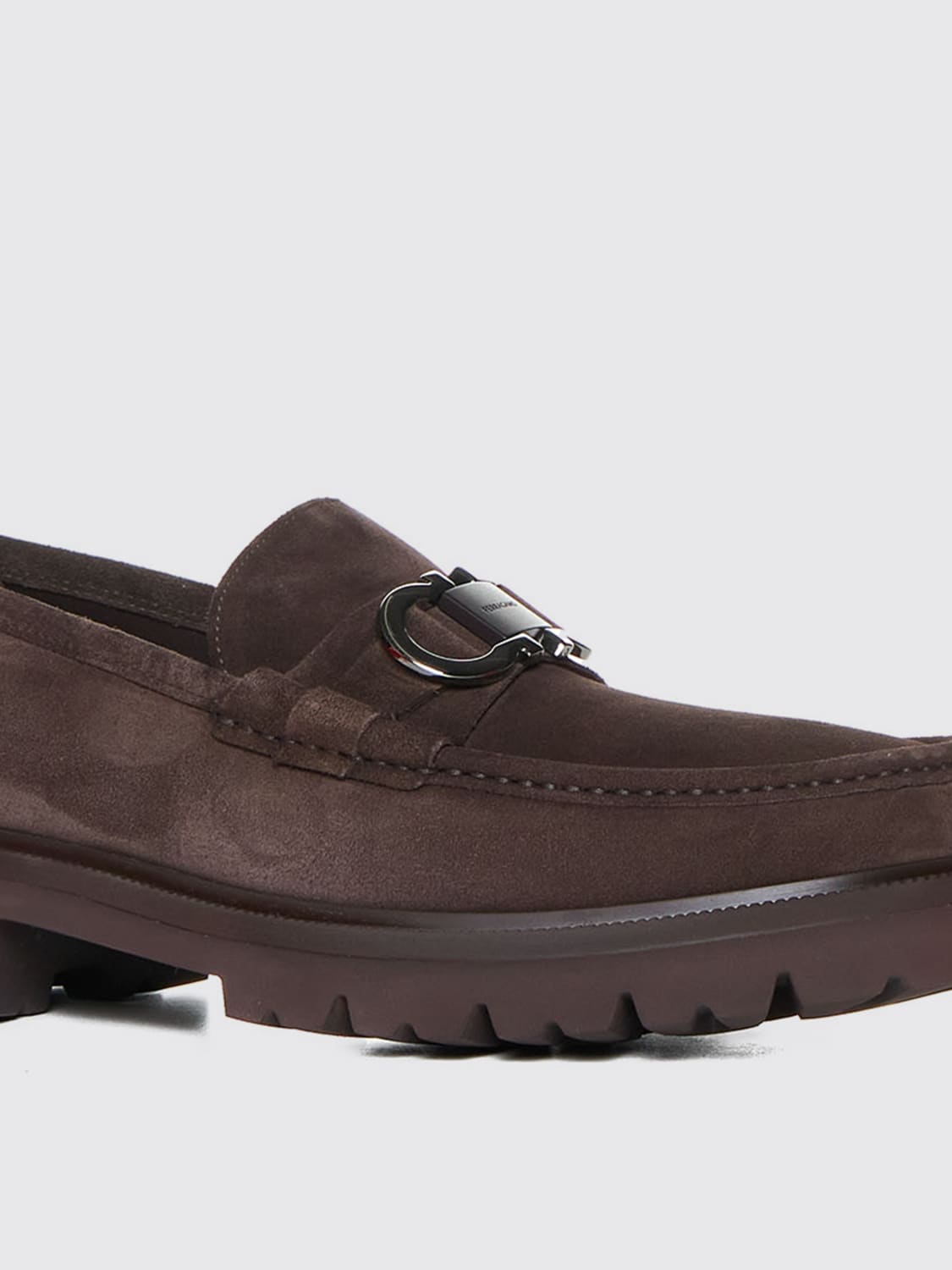 Giglio Mocassino Gancini Ferragamo in camoscio Offerte stagionali