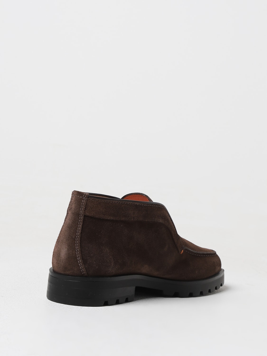 Giglio Polacchino Santoni in camoscio Black Friday Prezzi