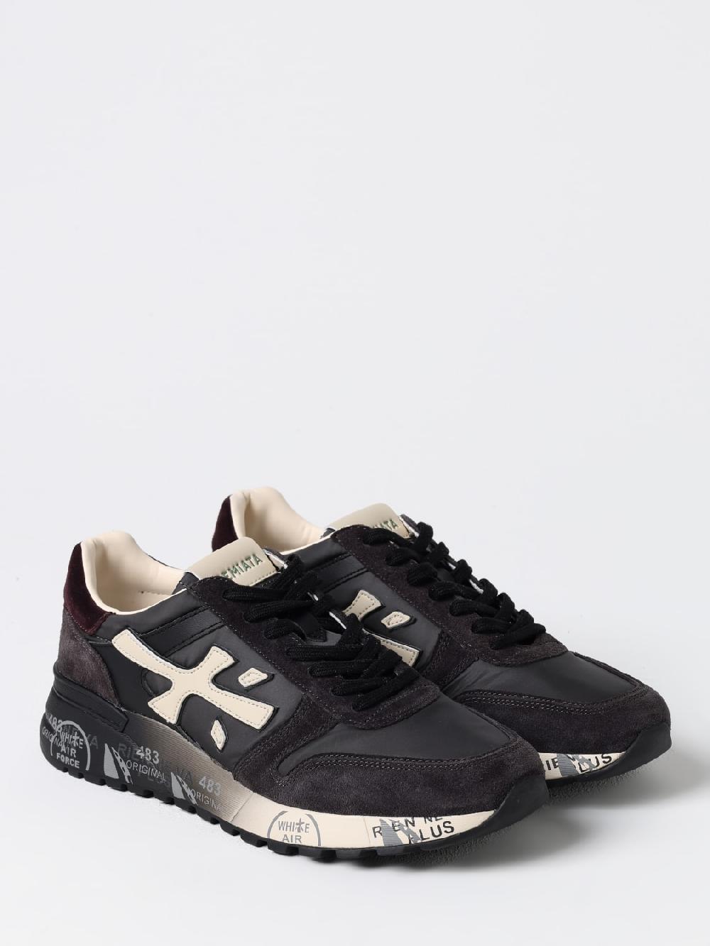 Giglio Sneakers Mick Premiata in nylon e camoscio Italia