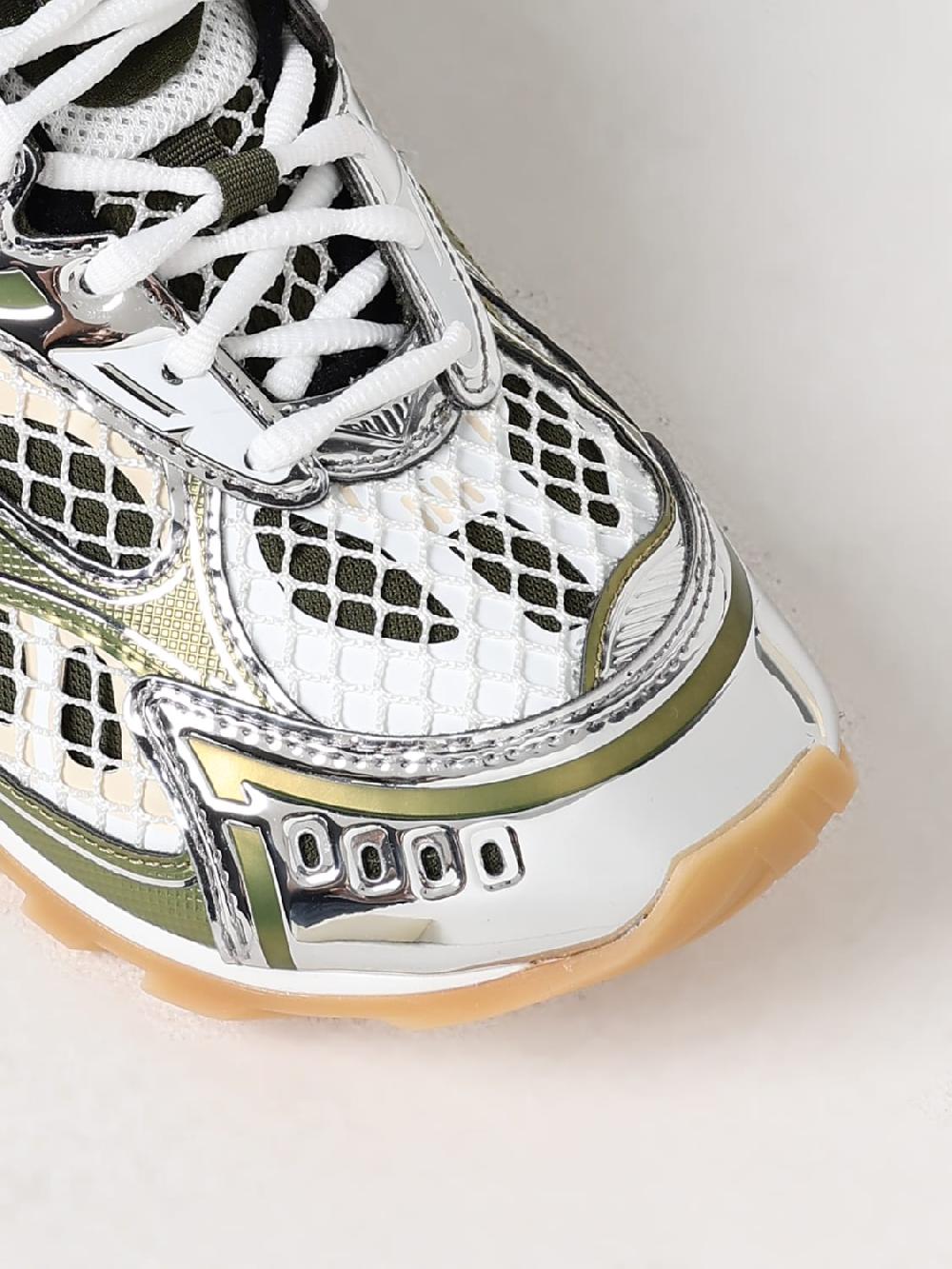 Giglio Sneakers Orbit Bottega Veneta in mesh e pelle sintetica laminata Sottocosto
