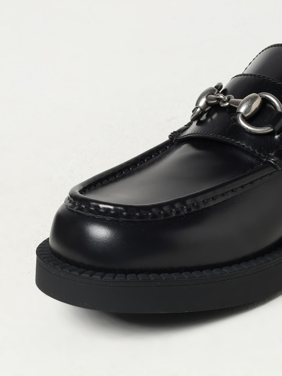 Giglio Mocassino Horsebit Gucci in pelle spazzolata Convenienza