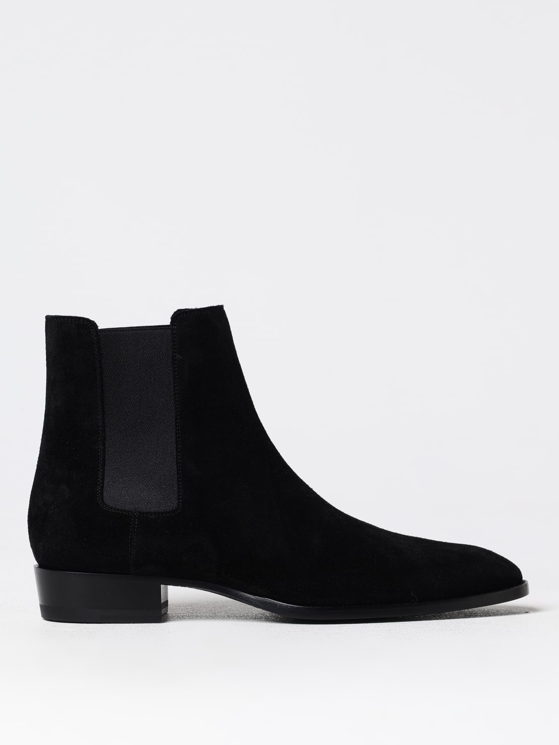 Giglio Stivaletto Wyatt Saint Laurent in camoscio Sconto