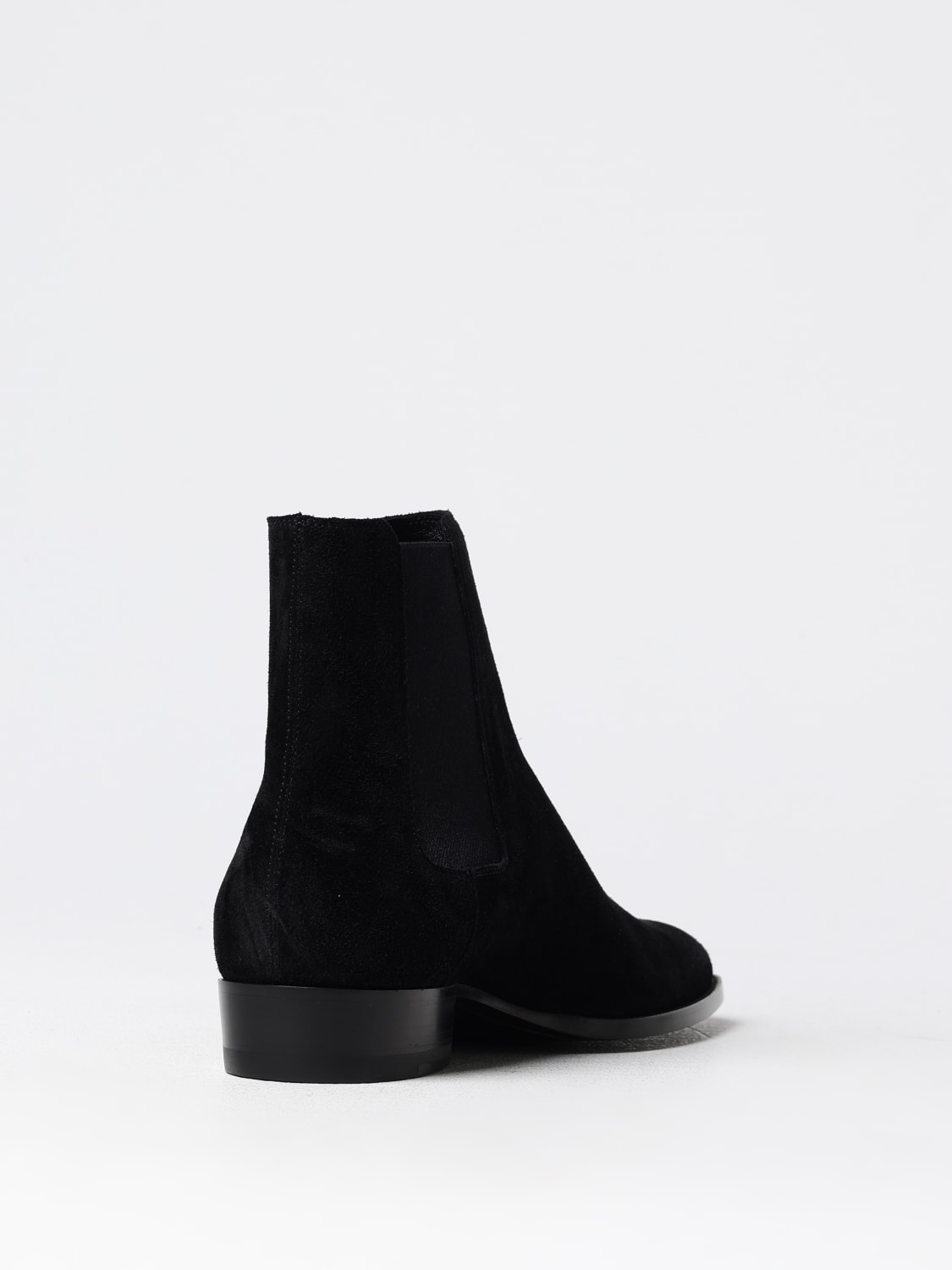 Giglio Stivaletto Wyatt Saint Laurent in camoscio Sconto
