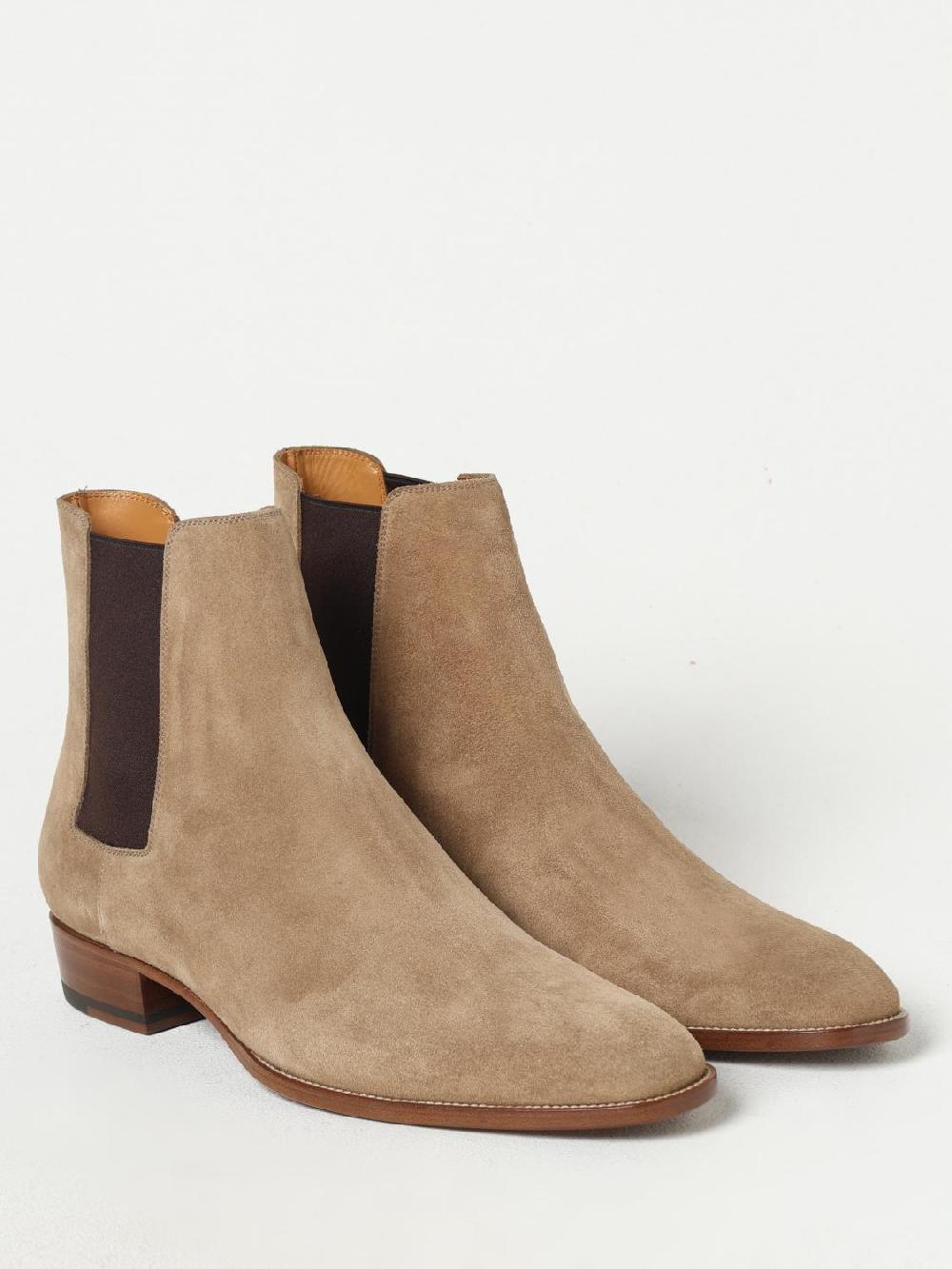 Giglio Stivaletto Wyatt Saint Laurent in camoscio Offerta