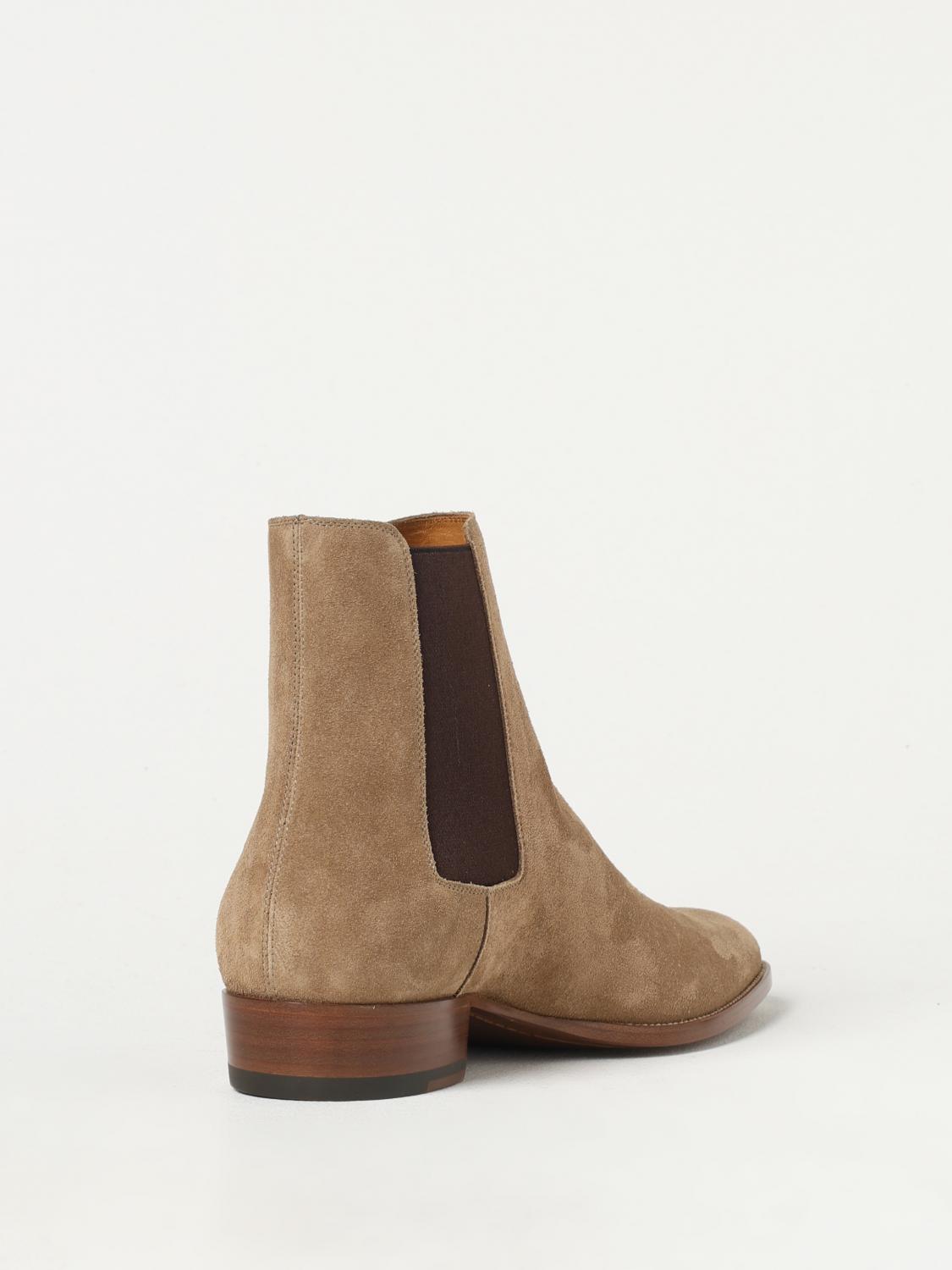 Giglio Stivaletto Wyatt Saint Laurent in camoscio Offerta