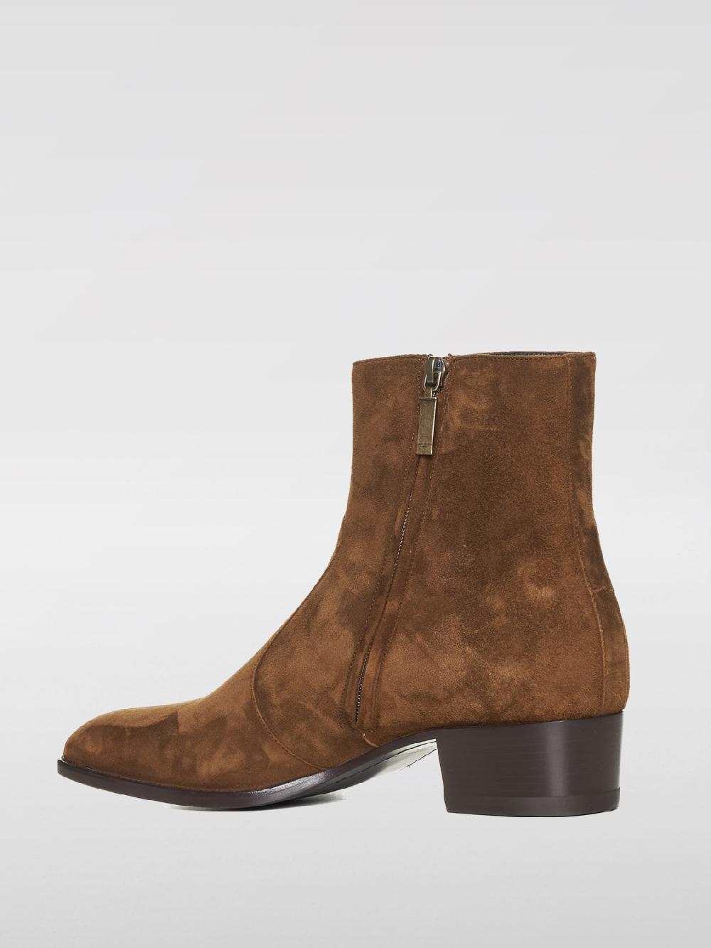 Giglio Stivaletto Wyatt Saint Laurent in camoscio Vendita Economica