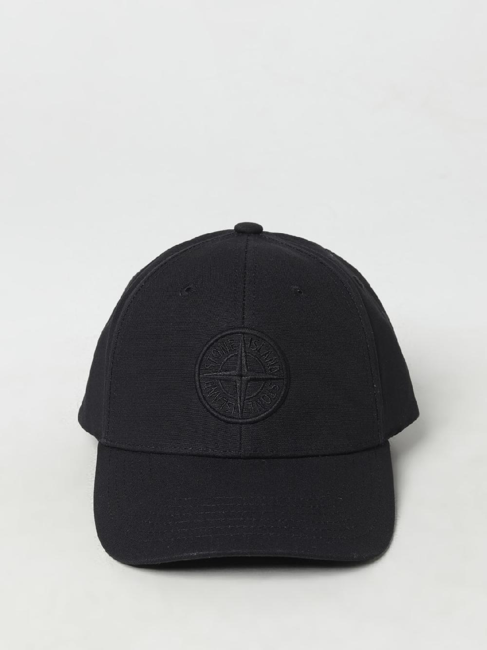 Giglio Cappello Stone Island in cotone con logo ricamato Negozio online di fabbrica