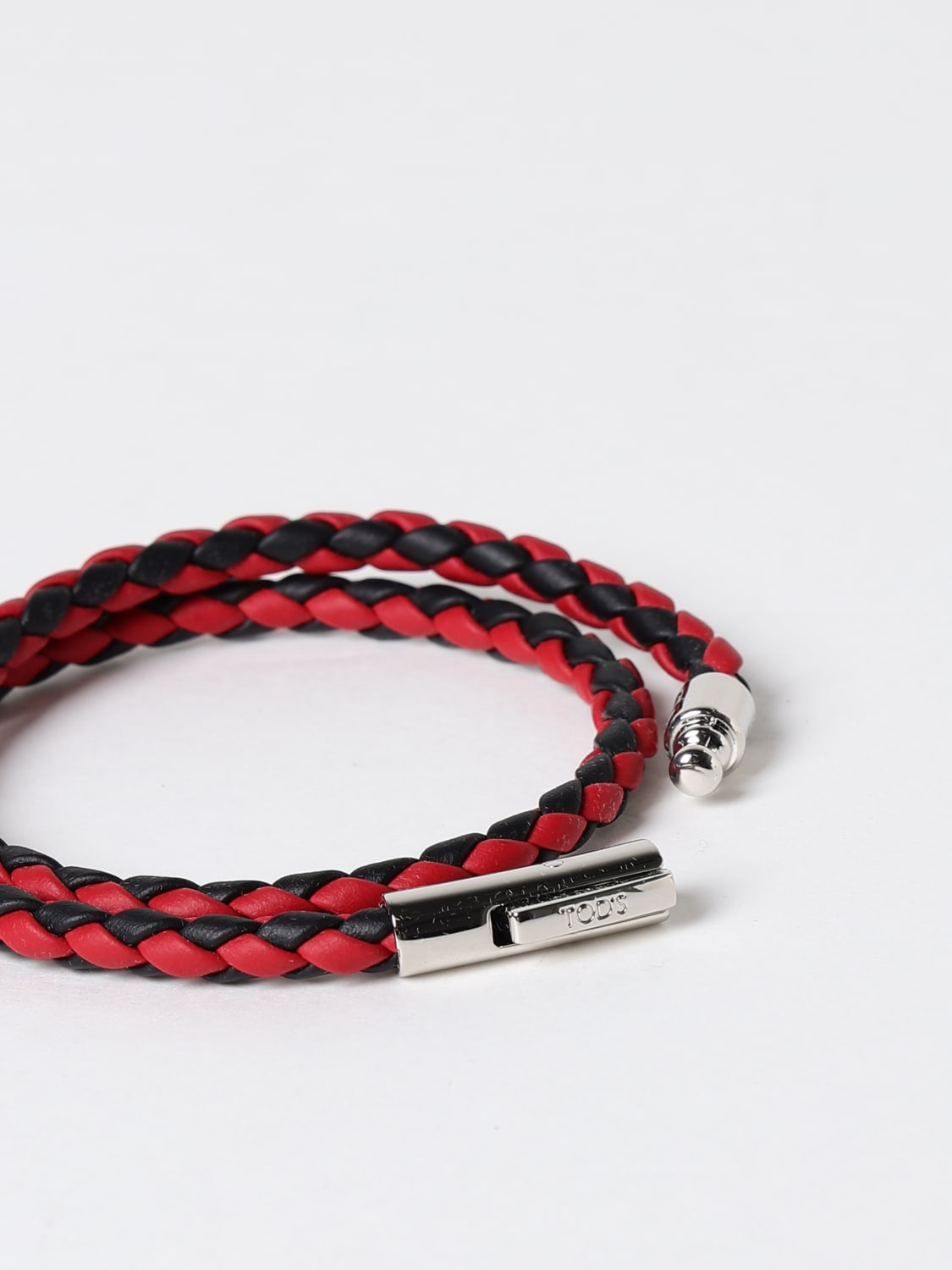 Giglio Bracciale in pelle di vitello intrecciata Tod's Vendite stagionali