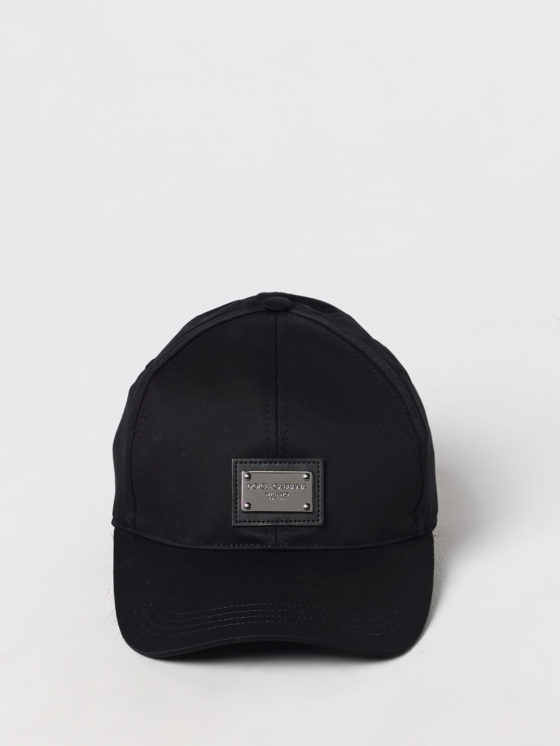 Giglio Cappello Dolce & Gabbana in cotone con placca logo Ritorno libero