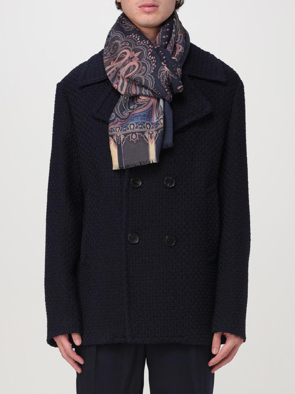 Giglio Sciarpa Etro in lana e seta con Paisley jacquard Enormi sconti