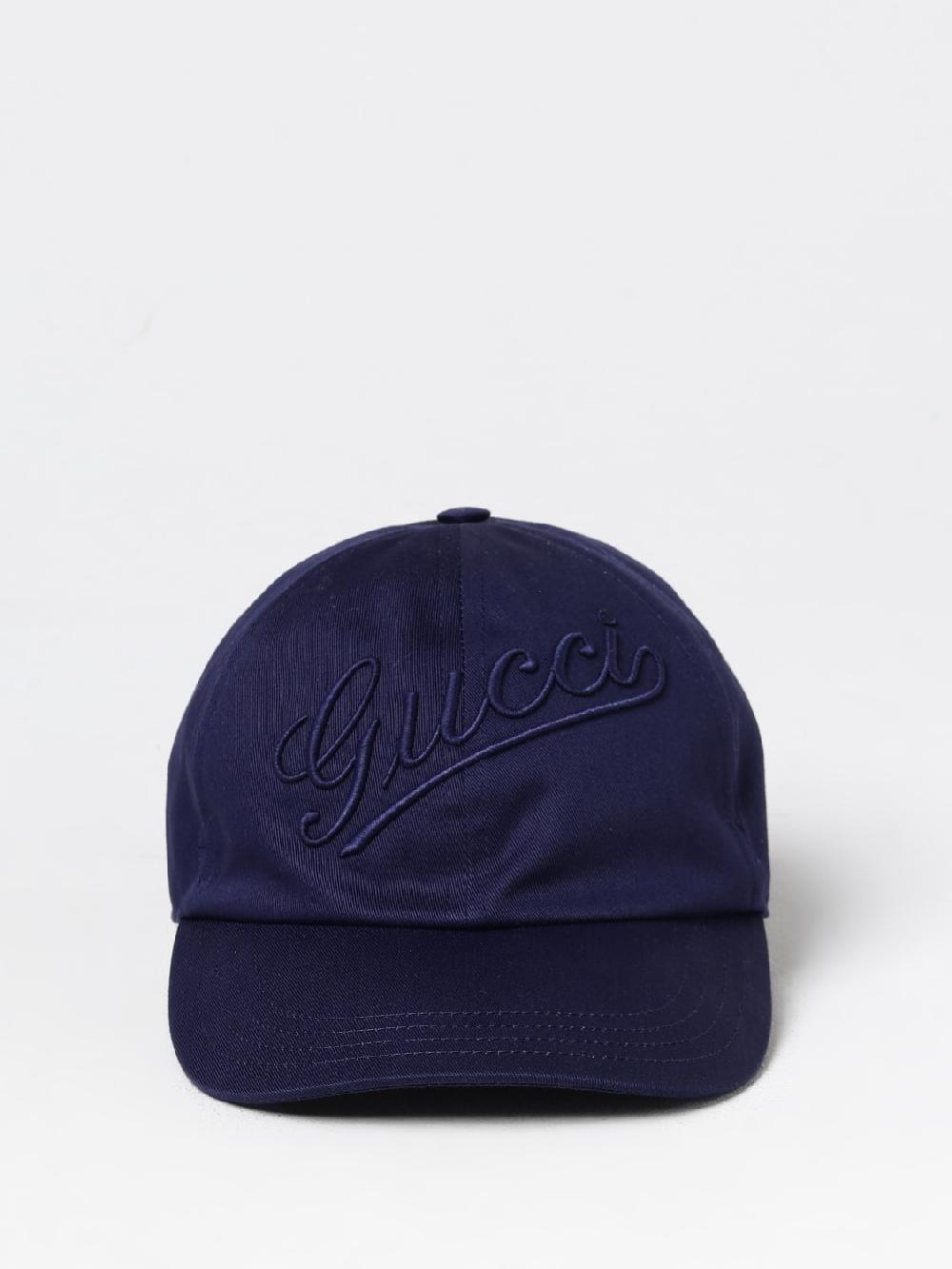 Giglio Cappello Gucci in cotone con logo ricamato Nuovo