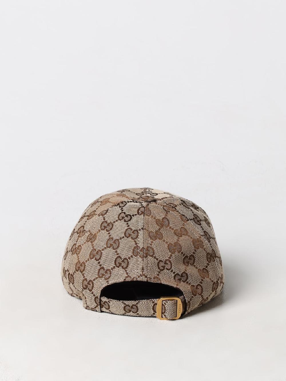 Giglio Cappello Gucci in misto cotone con monogram GG jacquard Pezzi Unici