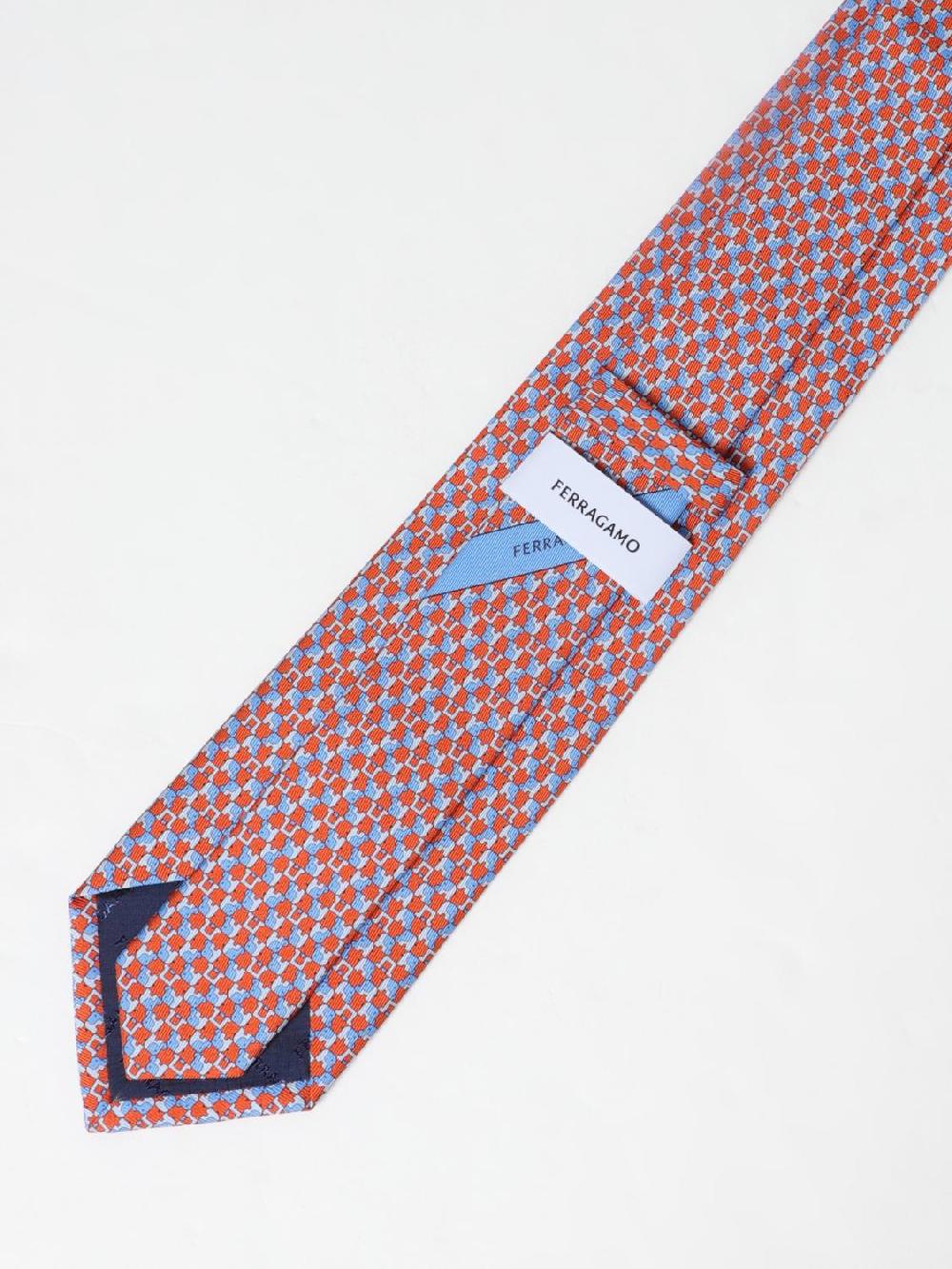Giglio Cravatta Ferragamo in seta jacquard Negozi Online
