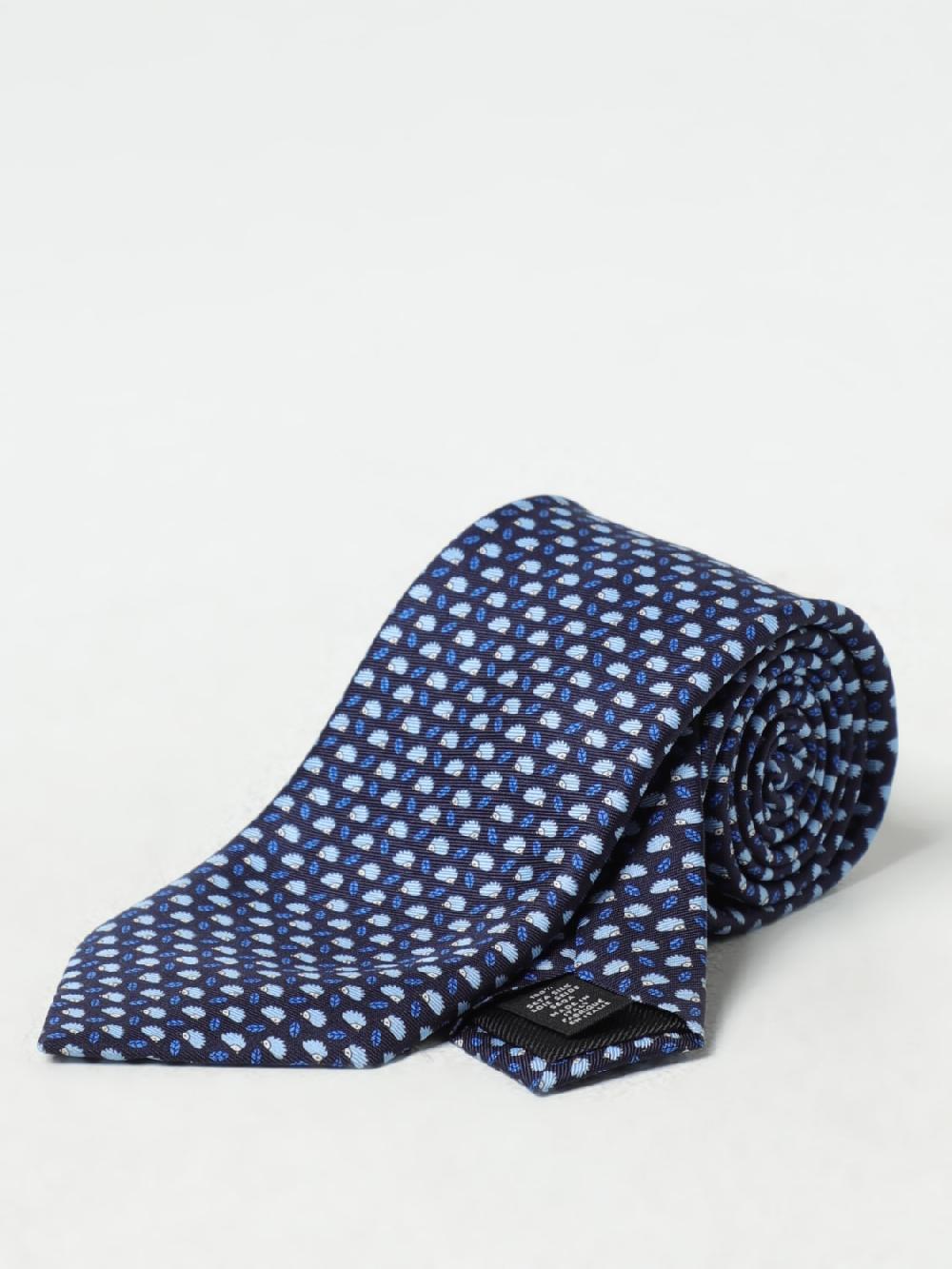 Giglio Cravatta Zegna in seta stampata Prezzo Ridotto