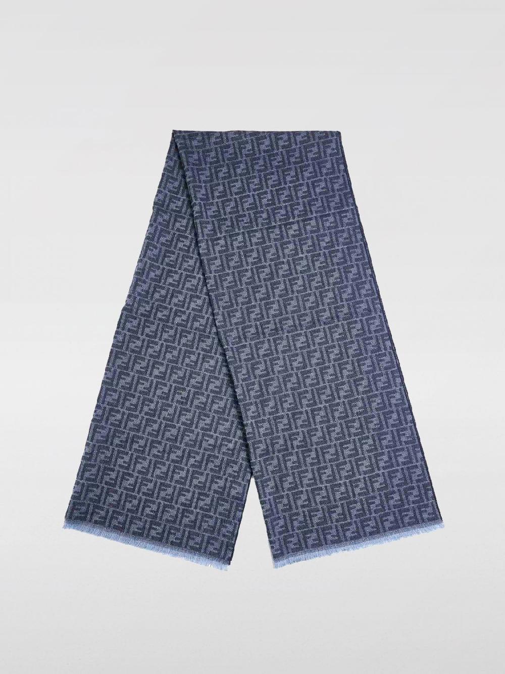 Giglio Sciarpa FF Fendi in lana di tosa jacquard Offerte