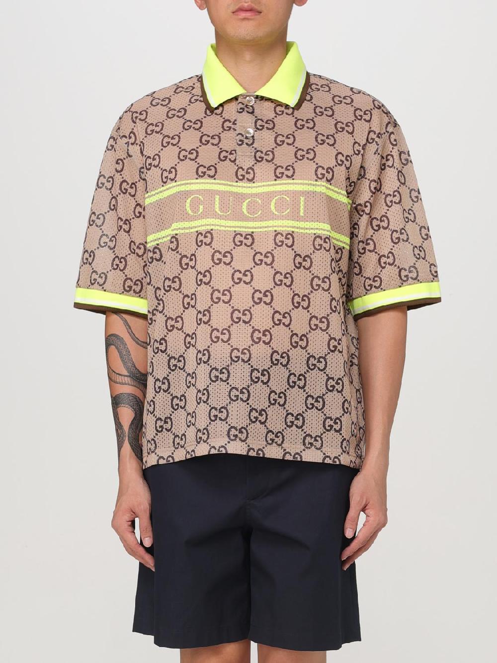 Giglio Giacca Gucci in nylon con monogramm all-over Vendite stagionali