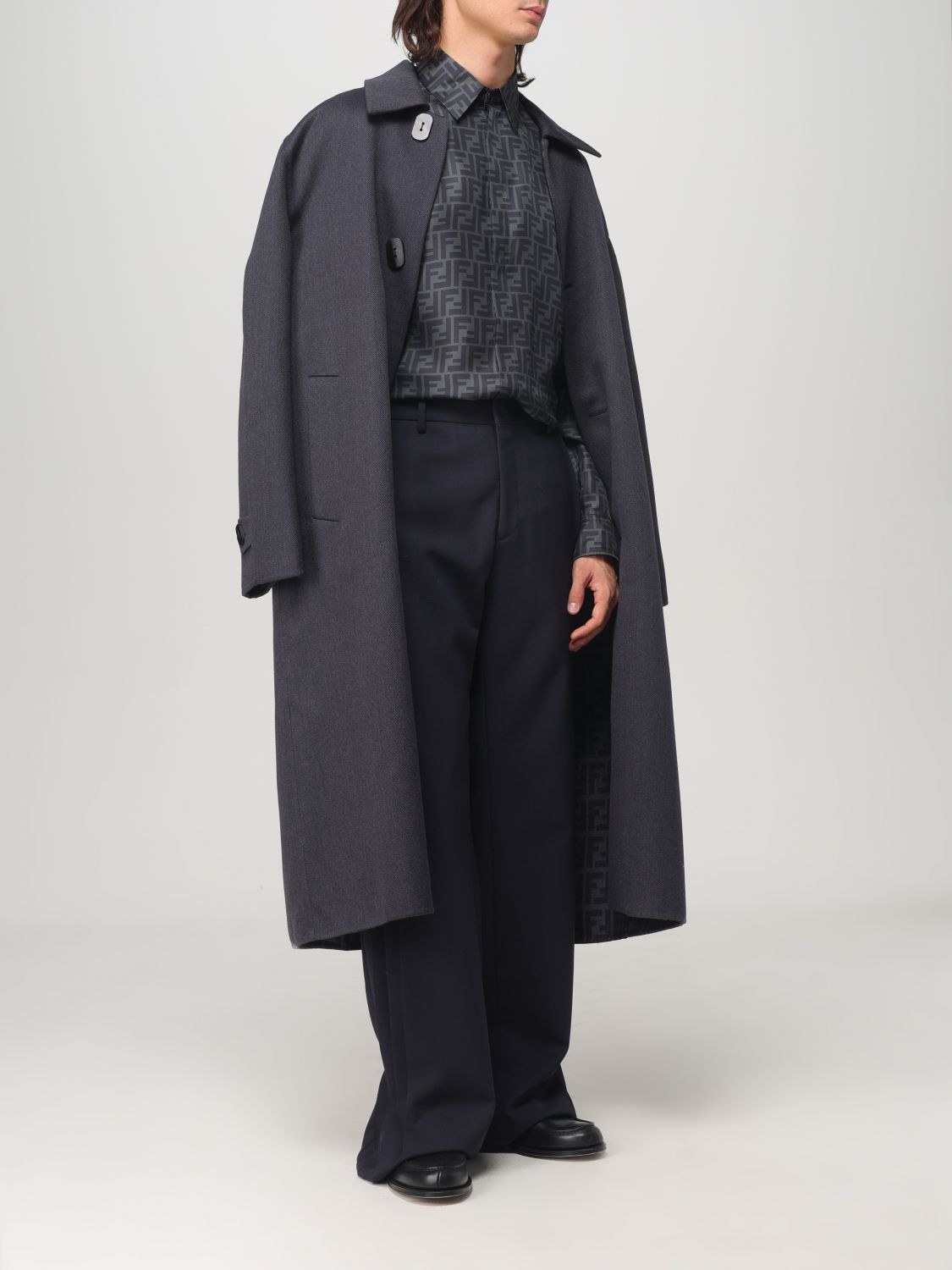 Giglio Cappotto Fendi in lana vergine Cyber Monday