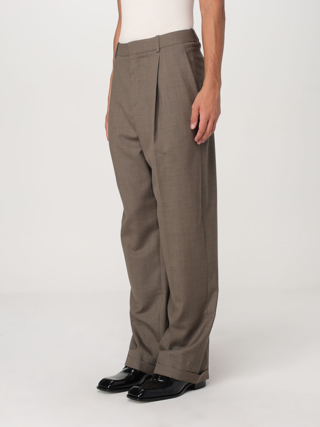 Giglio Pantalone Saint Laurent in lana con pinces Lightning offer