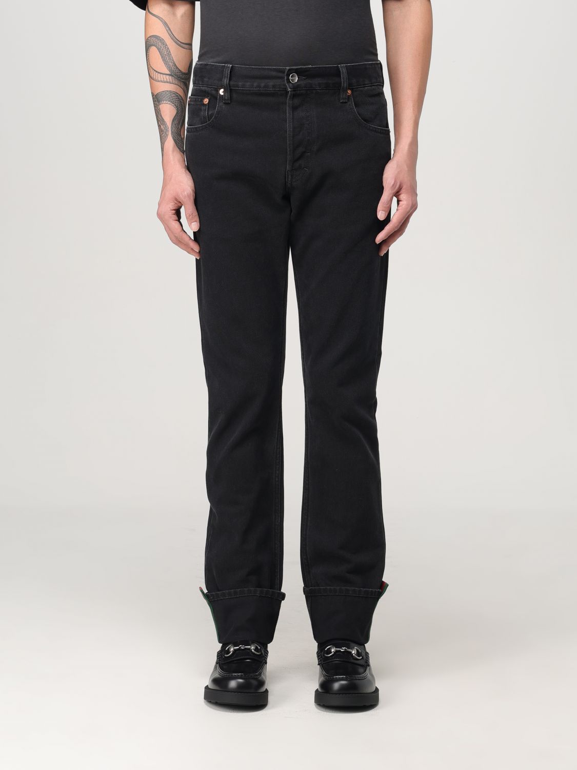 Giglio Jeans Gucci in denim di cotone Fino al 60% di sconto