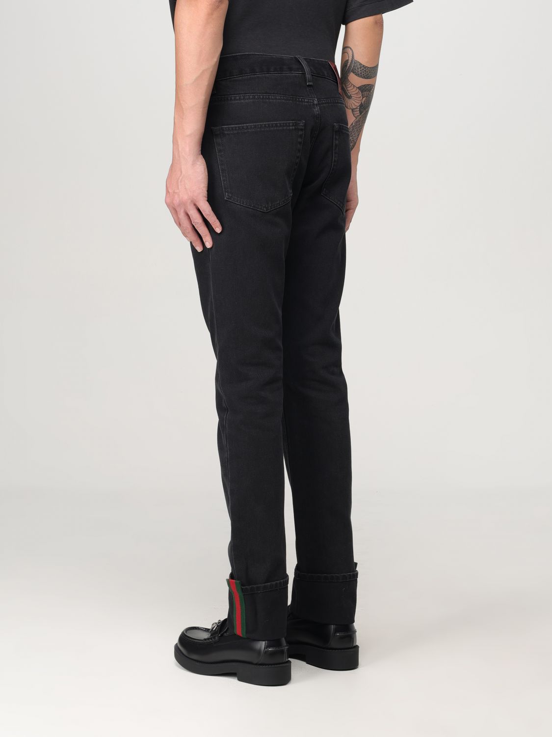Giglio Jeans Gucci in denim di cotone Fino al 60% di sconto