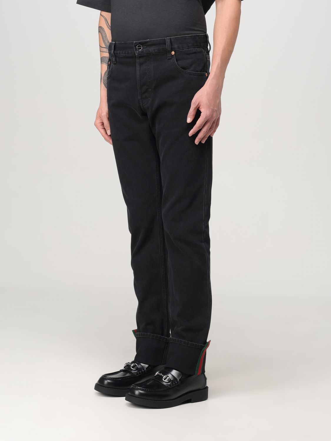 Giglio Jeans Gucci in denim di cotone Fino al 60% di sconto
