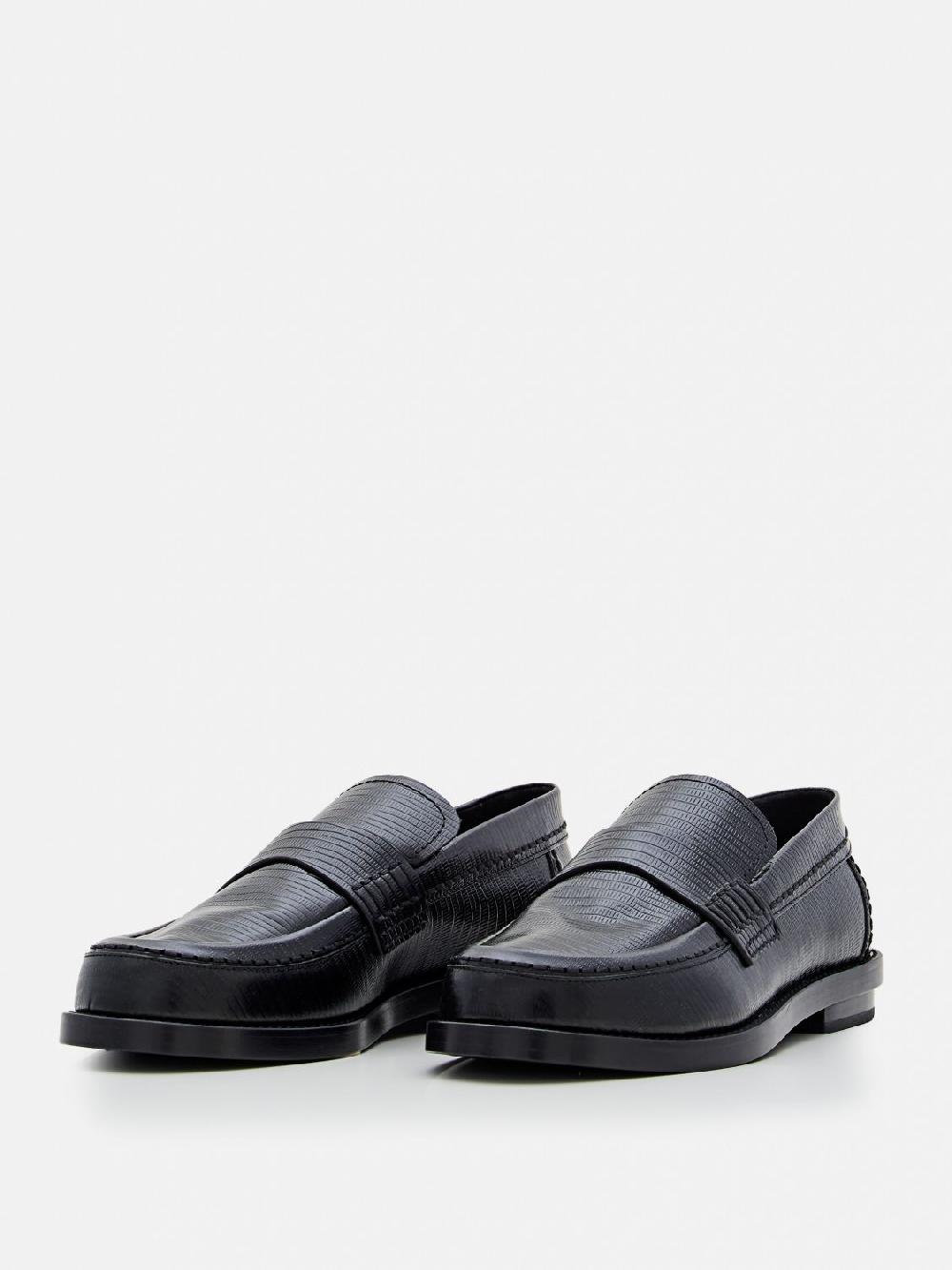 Giglio Mocassino Alexander McQueen in pelle stampa lucertola Fino al 55% di sconto