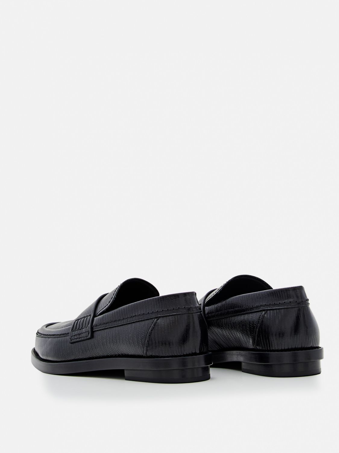 Giglio Mocassino Alexander McQueen in pelle stampa lucertola Fino al 55% di sconto
