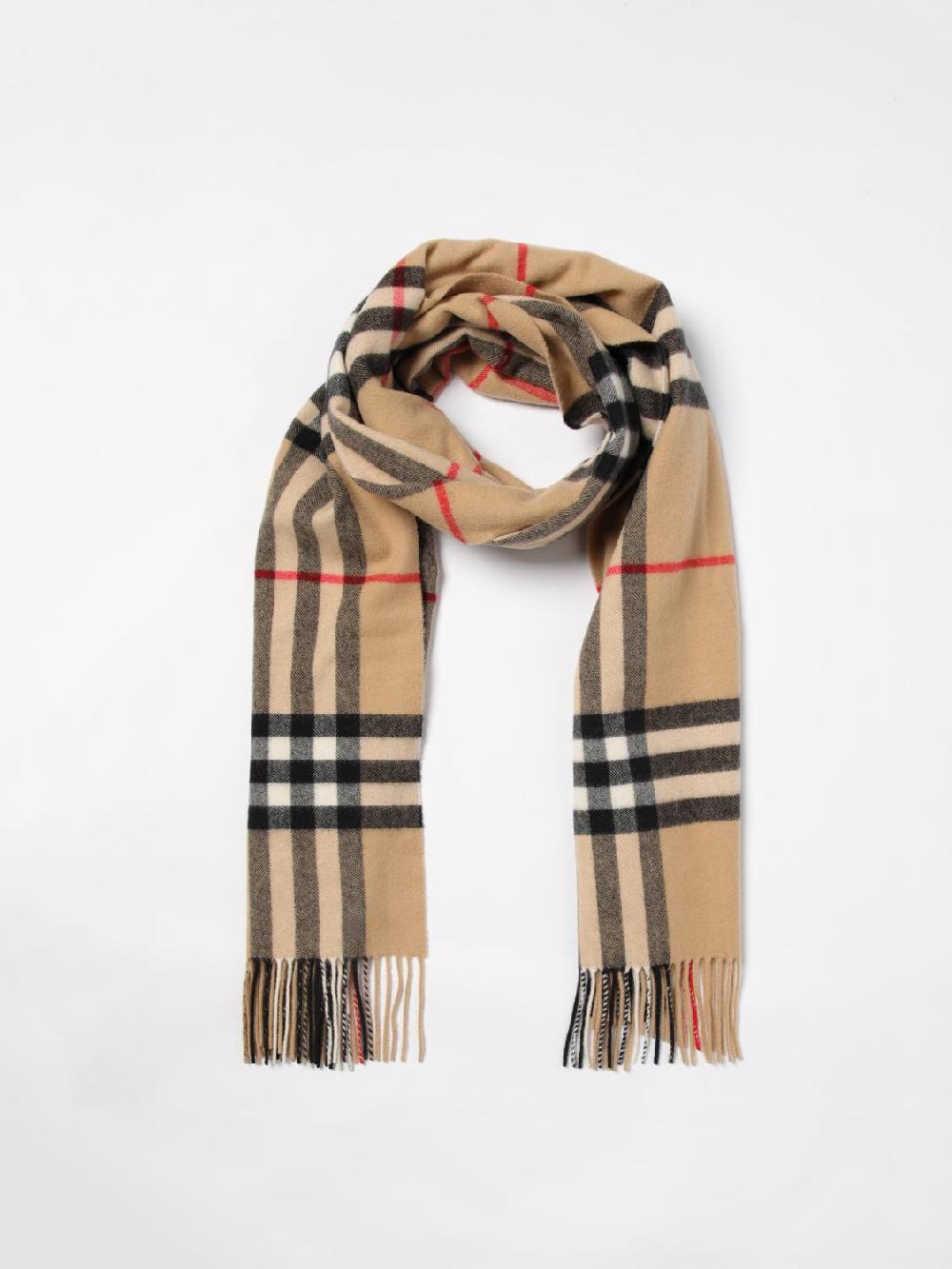 Giglio Sciarpa Vintage Check Burberry in cashmere jacquard Officina