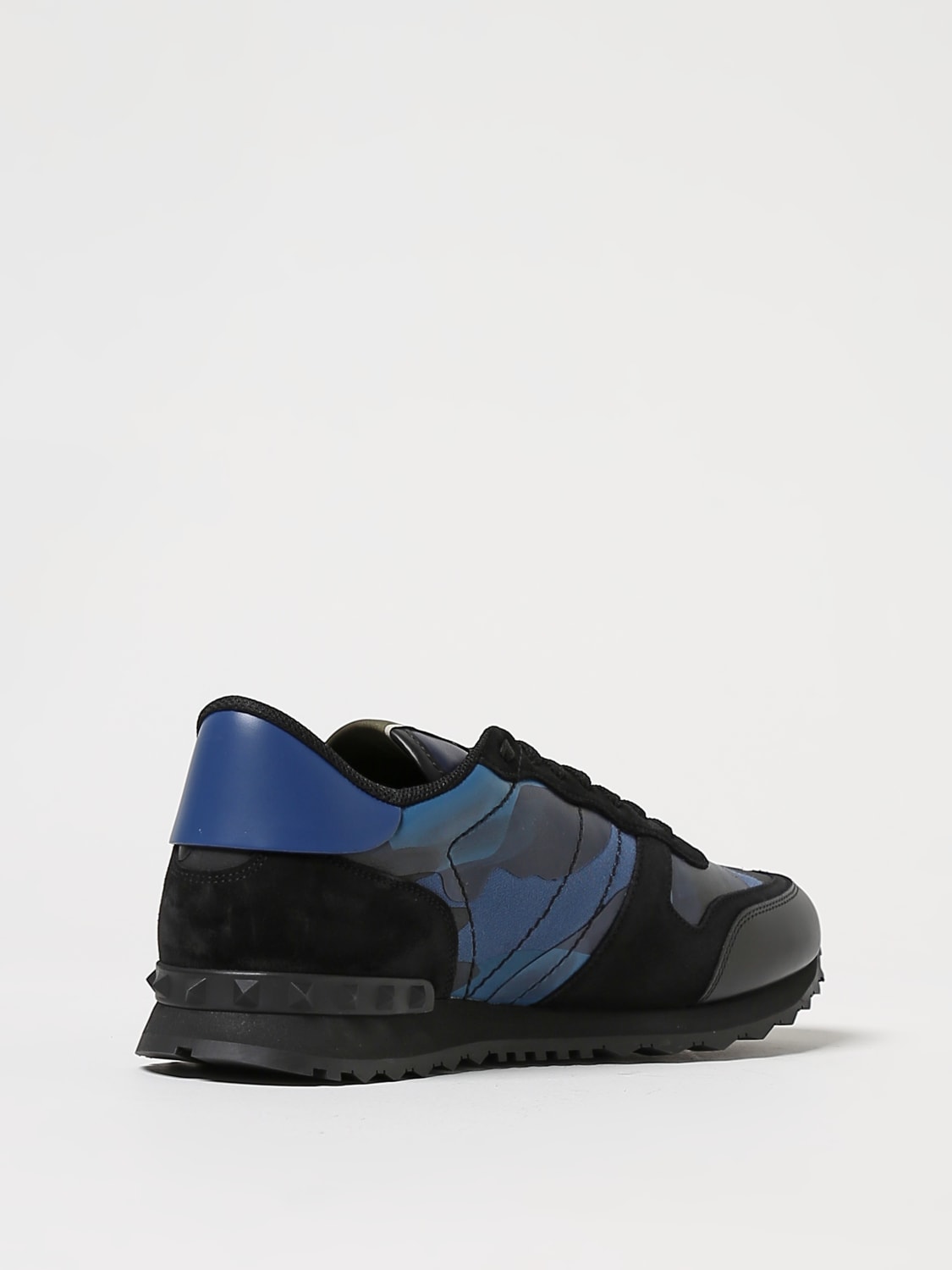 Giglio Sneakers Rockrunner Valentino Garavani in nappa e tessuto camouflage Esporta salva
