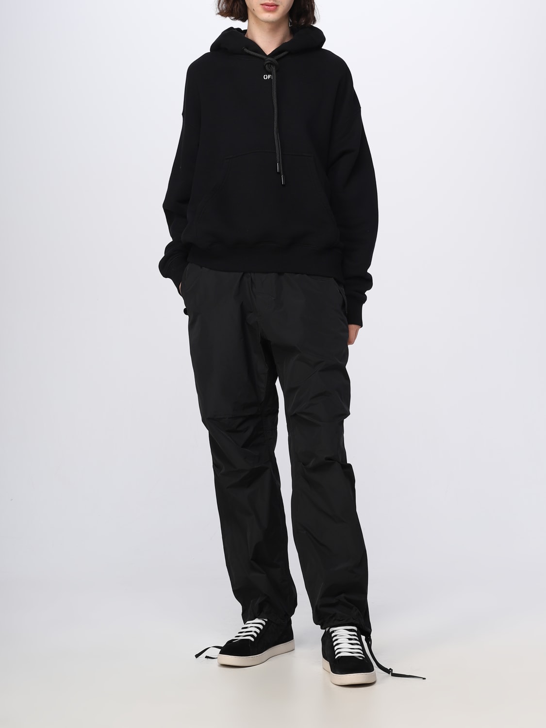 Giglio Felpa Off-white in cotone Black Friday Prezzi