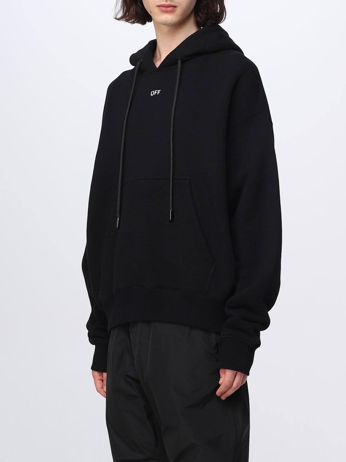 Giglio Felpa Off-white in cotone Black Friday Prezzi