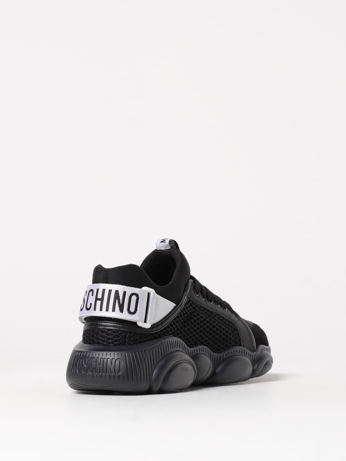 Giglio Sneakers Moschino Couture in tessuto e pelle Pezzi Unici