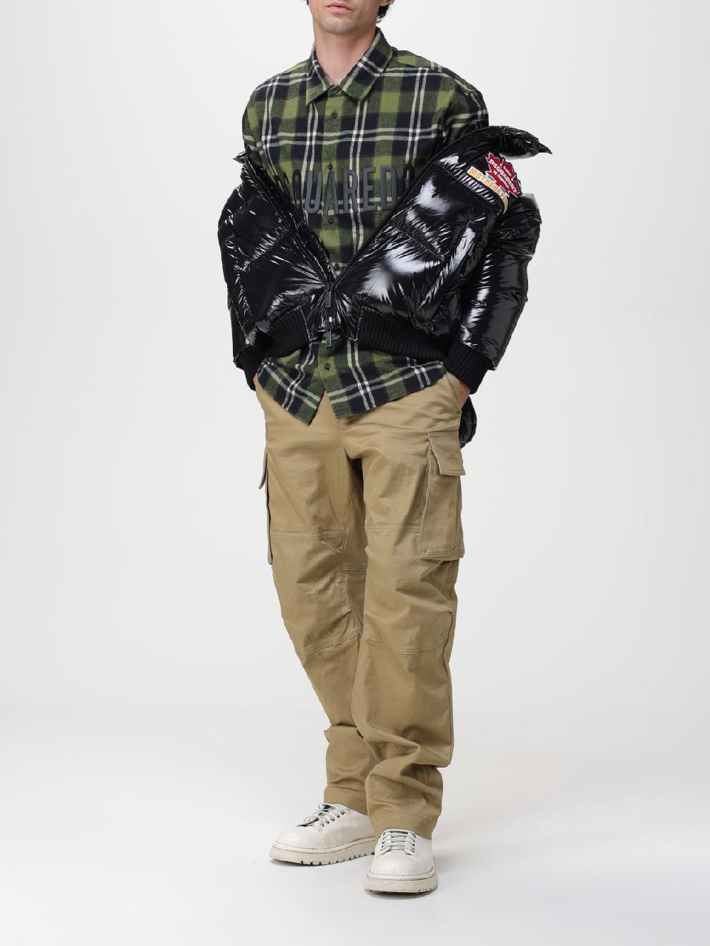 Giglio Camicia Dsquared2 in cotone con stampa tartan Sottocosto
