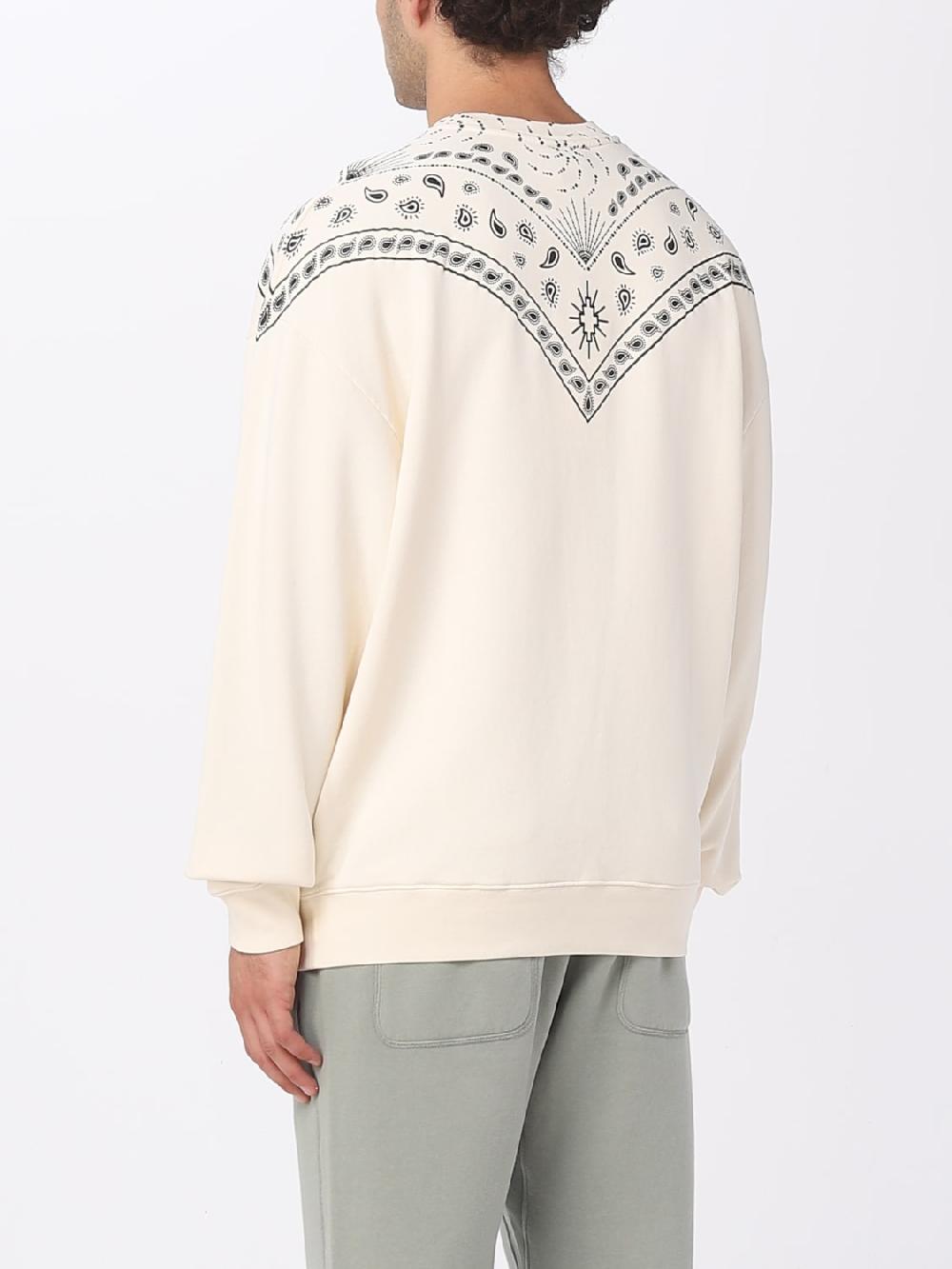 Giglio Felpa Marcelo Burlon County Of Milan in cotone con stampa Online