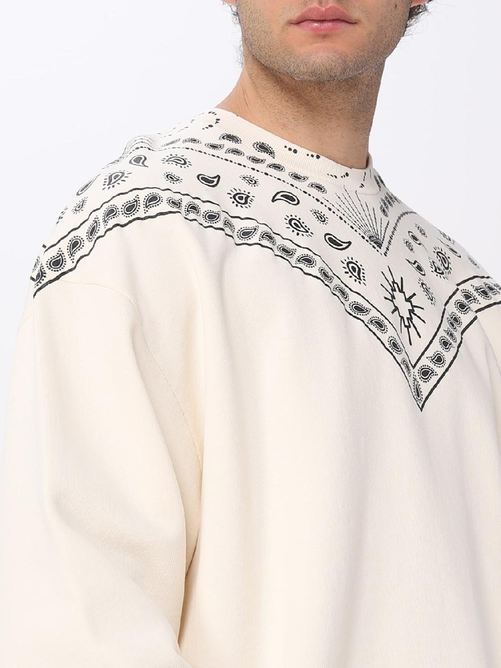 Giglio Felpa Marcelo Burlon County Of Milan in cotone con stampa Online