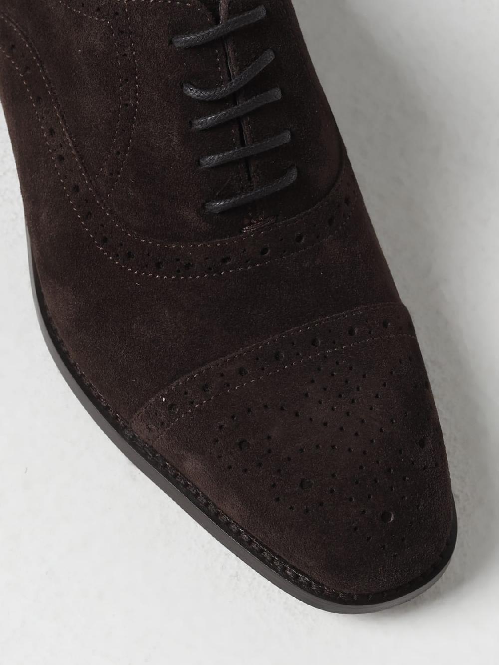 Giglio Oxford Manolo Blahnik in pelle scamosciata In Saldo