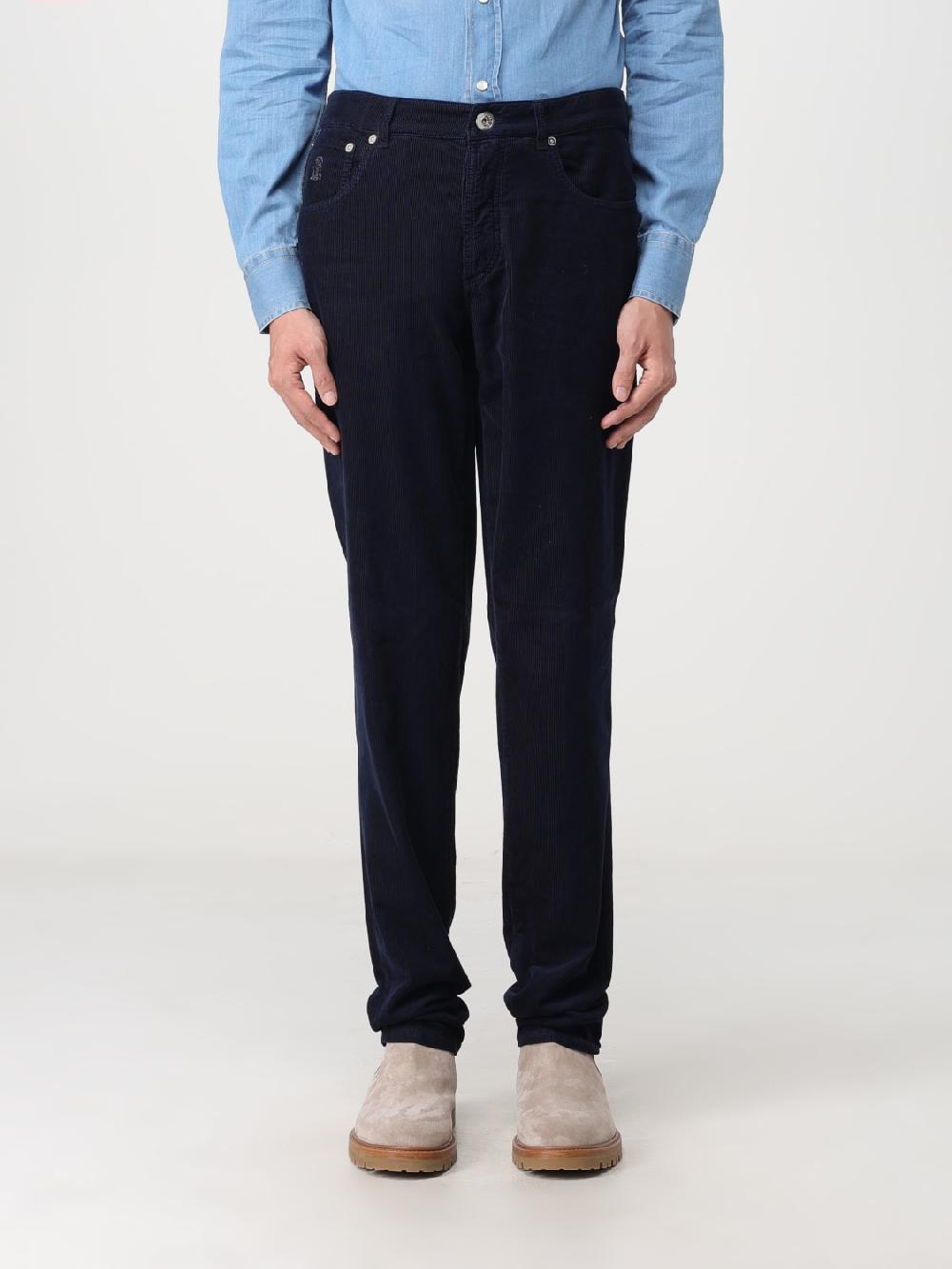 Giglio Pantalone Brunello Cucinelli in velluto a costine Nuova
