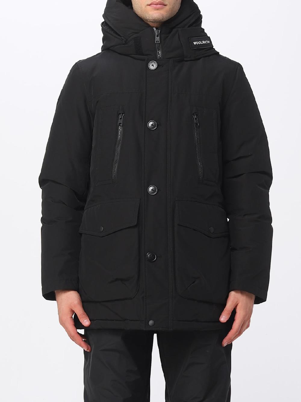 Giglio Giubbotto Woolrich in misto cotone Comprare a buon mercato