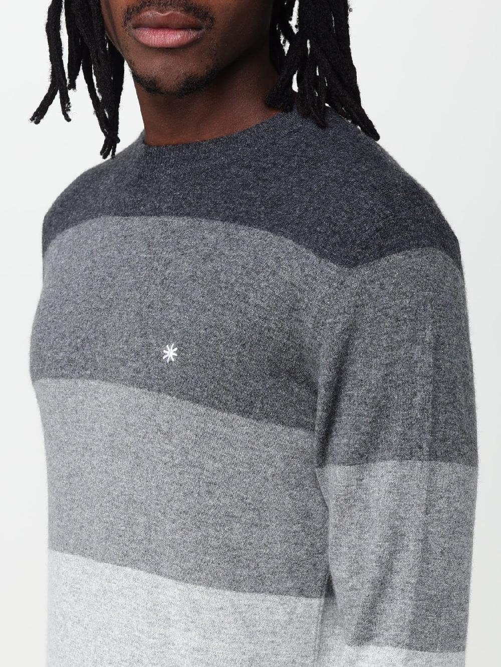 Giglio Pullover Manuel Ritz in misto lana jacquard Offerte stagionali