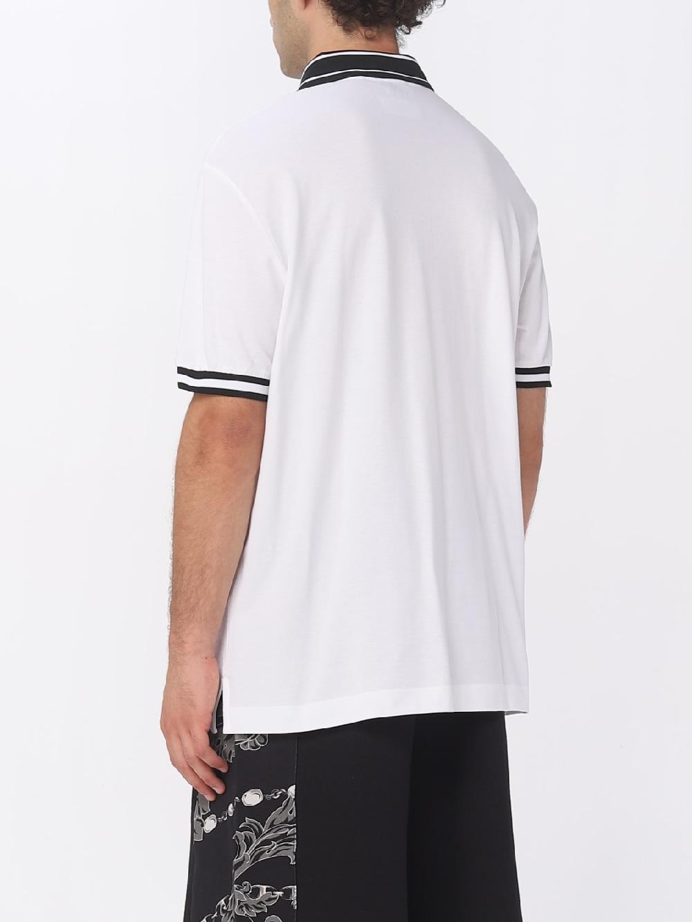Giglio Polo Versace Jeans Couture in cotone con logo Offerta settimanale