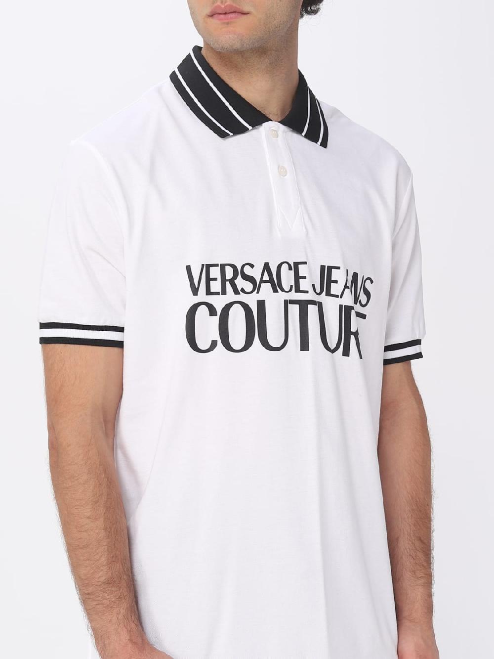 Giglio Polo Versace Jeans Couture in cotone con logo Offerta settimanale